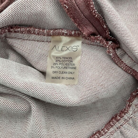 Alexis Adela Deep Lilac One-Shoulder Ruffle Mini Dress Size Medium NO BELT - Picture 10 of 11